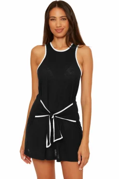 Becca Dresses>BREEZY BASICS DRESS |BLK/WHT|WHITE