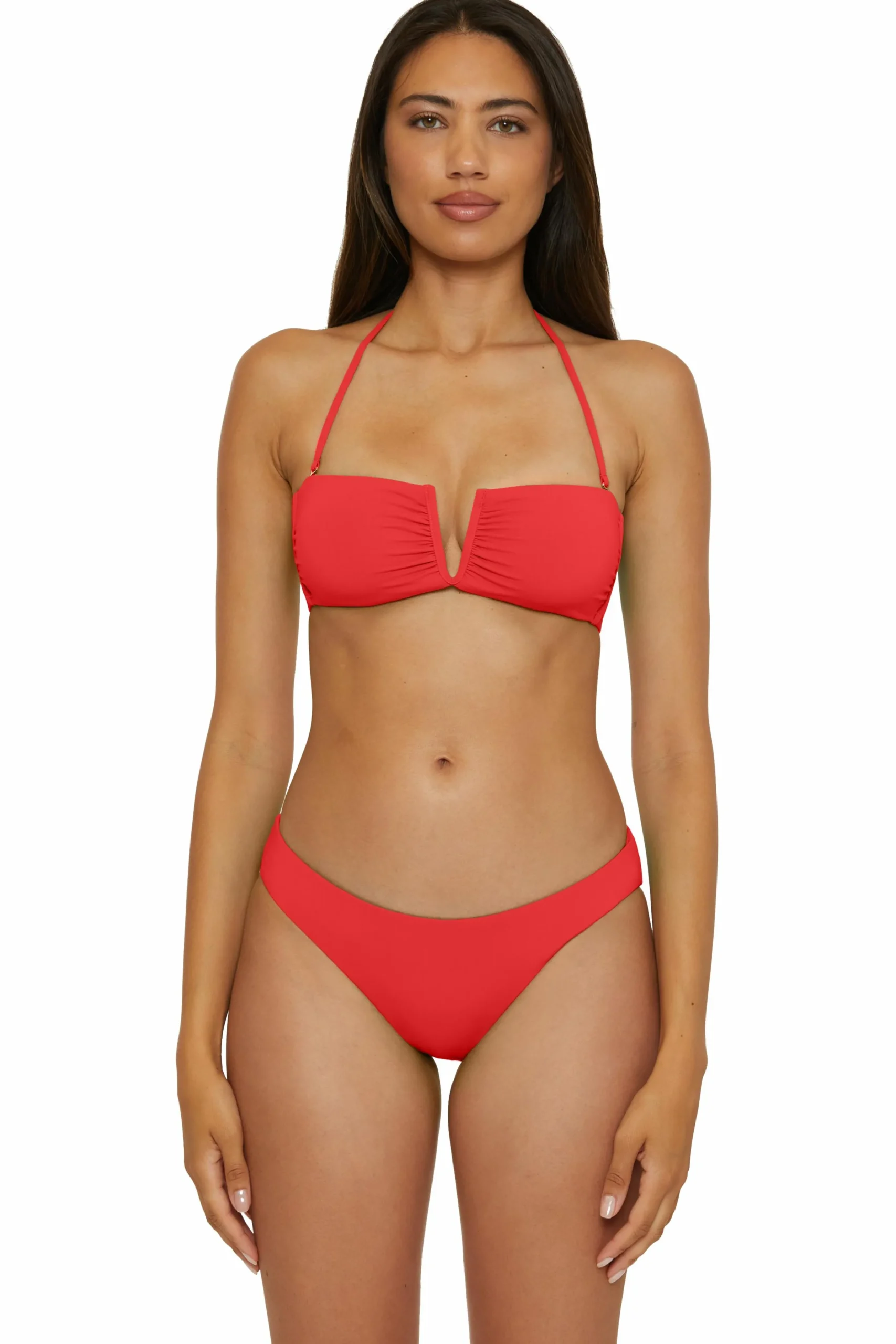 Becca D-Bra|Underwire Bra>COLOR CODE BANDEAU |BELLFLOWER|FIRE|CORAL REEF|PEACOCK