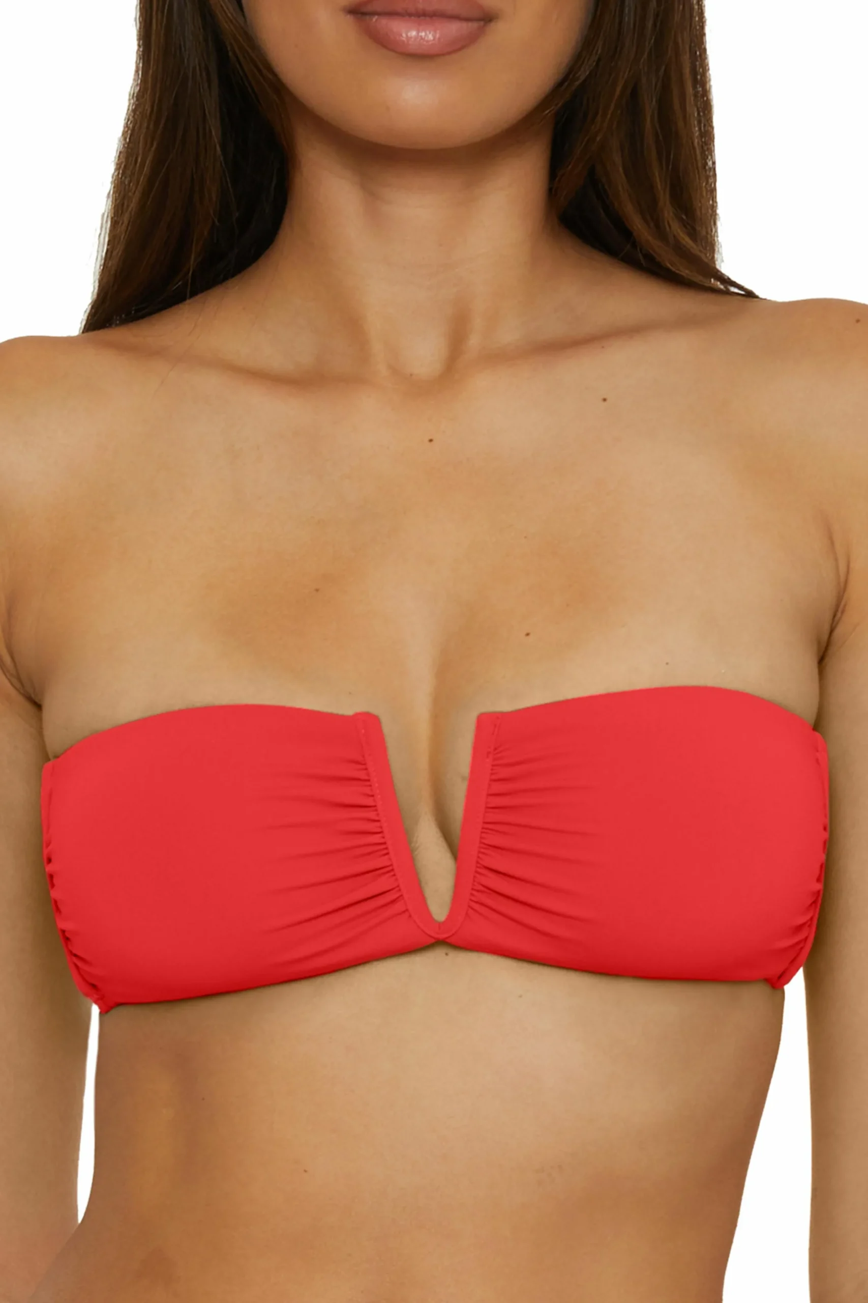 Becca D-Bra|Underwire Bra>COLOR CODE BANDEAU |BELLFLOWER|FIRE|CORAL REEF|PEACOCK