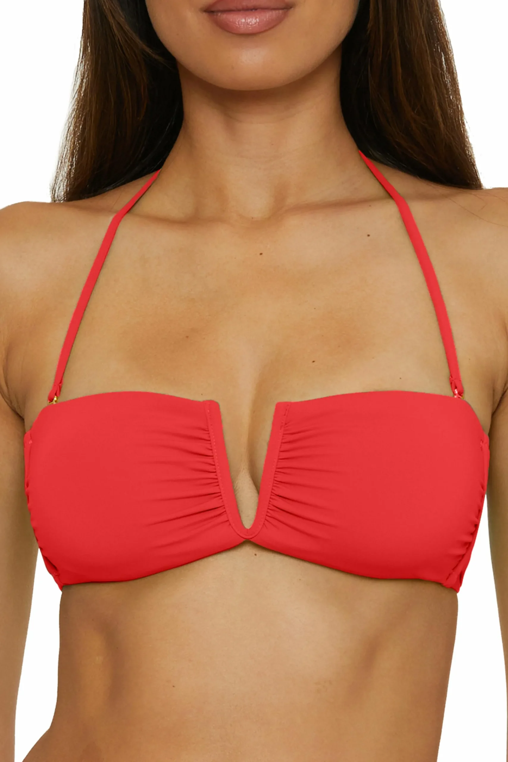 Becca D-Bra|Underwire Bra>COLOR CODE BANDEAU |BELLFLOWER|FIRE|CORAL REEF|PEACOCK