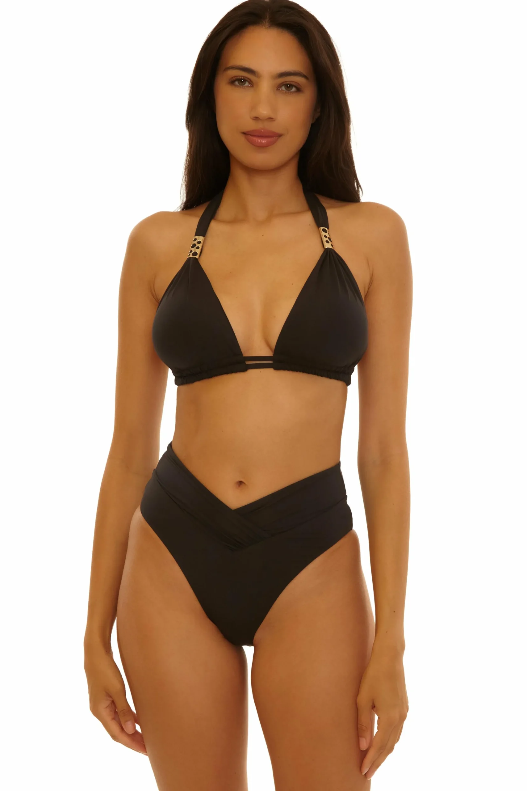 Becca D-Bra|Triangle>COLOR CODE D SLIDER |BLACK