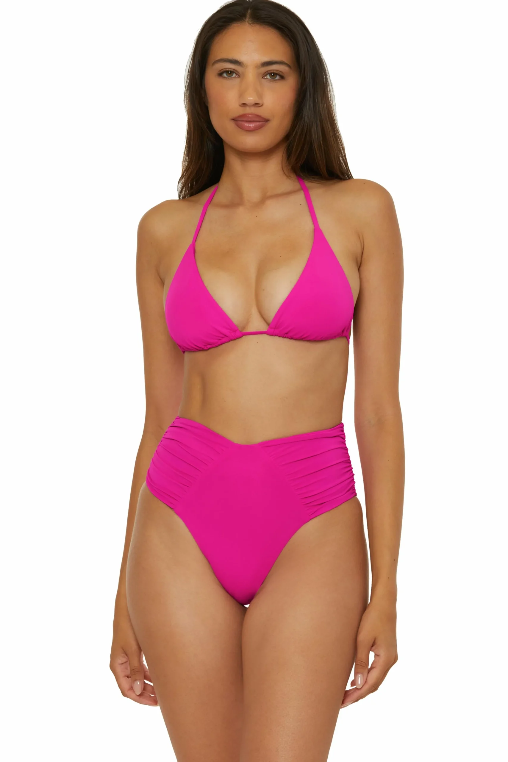 Becca High Waist>COLOR CODE FRENCH CUT |AZALEA|EMERALD|CORAL REEF