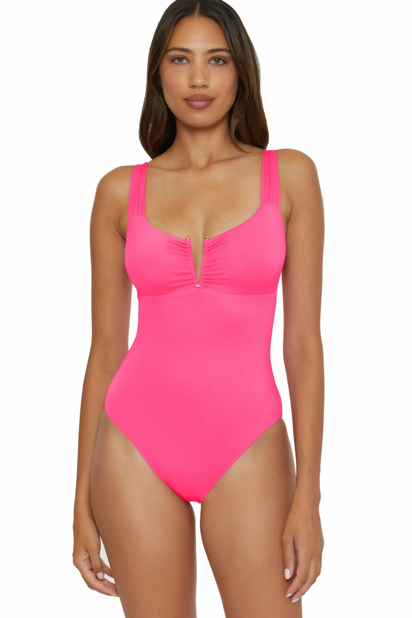 Becca Plunge Neck>COLOR CODE 1PC V-WIRE |MINERAL|WHITE|ORCHID|BLACK|DEEP BLUE