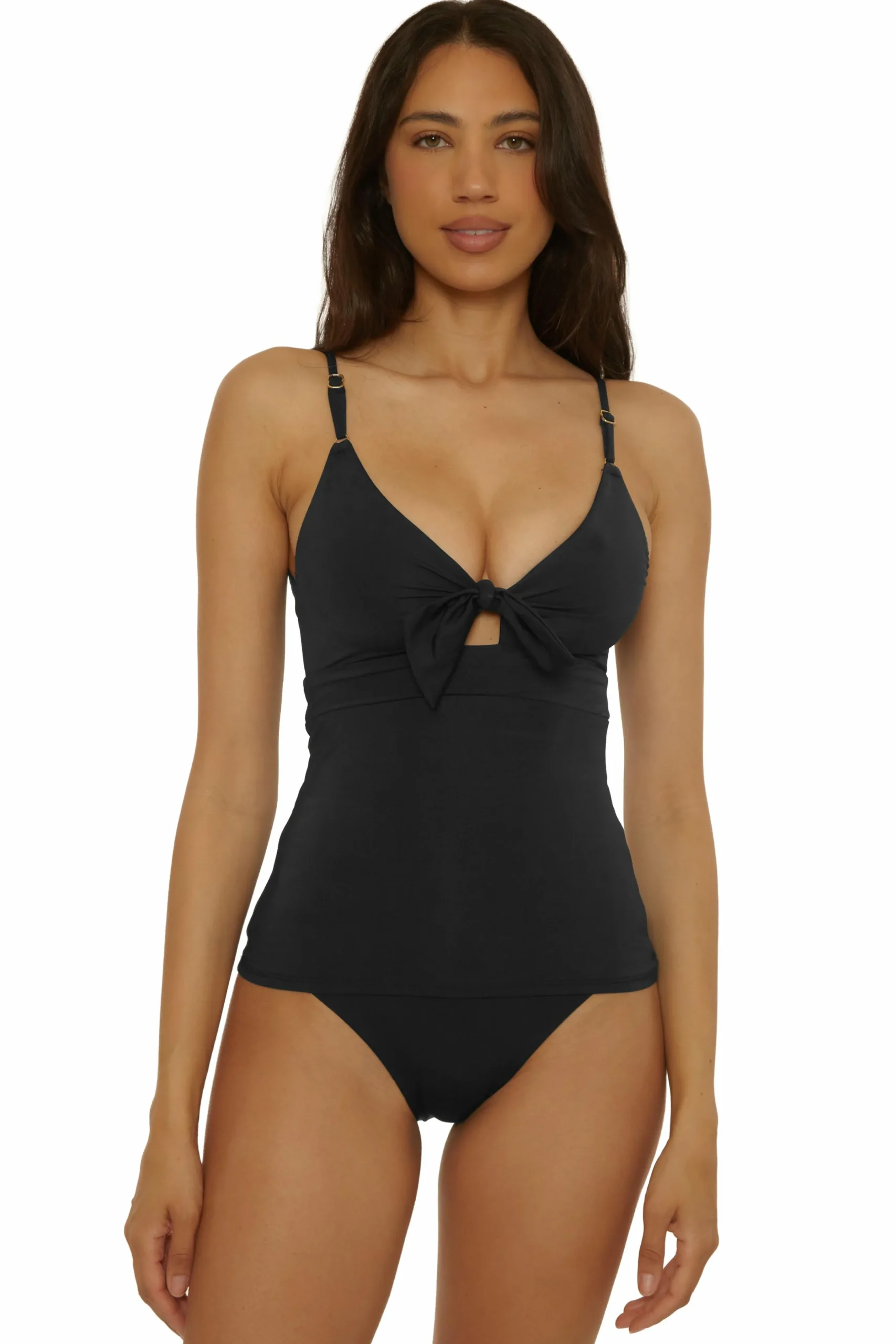 Becca Tankini>COLOR CODE V TANKINI |BLACK