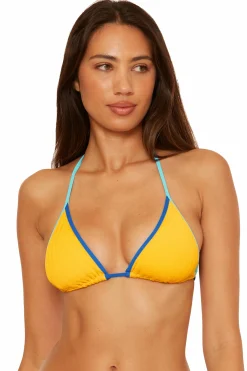 Becca Triangle|D-Bra>CRINKLECRUSH TRIANGLE |SUNGLOW|OCEAN