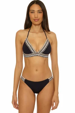 Becca D-Bra|Halter>FIESTA HALTER TOP |BLACK