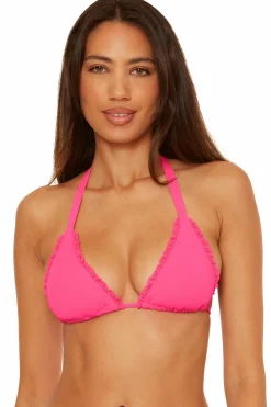 Becca D-Bra|Triangle>FRILLS TRIANGLE TOP |PUNCH