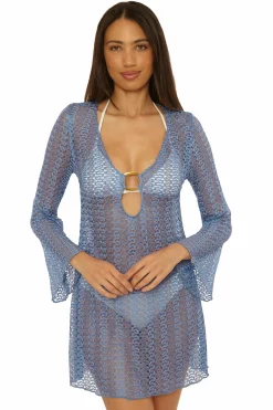 Becca Tunics>GOLDEN CROCHET TUNIC |COASTAL|DRAGON FIRE|GOLD