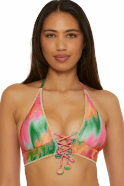 Becca D-Bra|Halter>MIRAGE HALTER TOP |MULTI