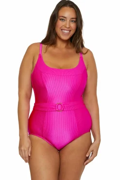 Becca Scoop / Square Neck 1Pc>MONTE CARLO ONE PIECE |AZALEA
