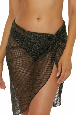 Becca Skirts|Sarong>NETWORK MULTIWAY WRAP |BLACK