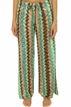 Becca Pants>PARADISE CROCHET PANT |GRASS MULTI|ANTIQUE GOLD|CAMEO MULTI|CARROT/ VIVID PINK|MULTI CORAL|MINERAL MULTI|OLIVE MUL