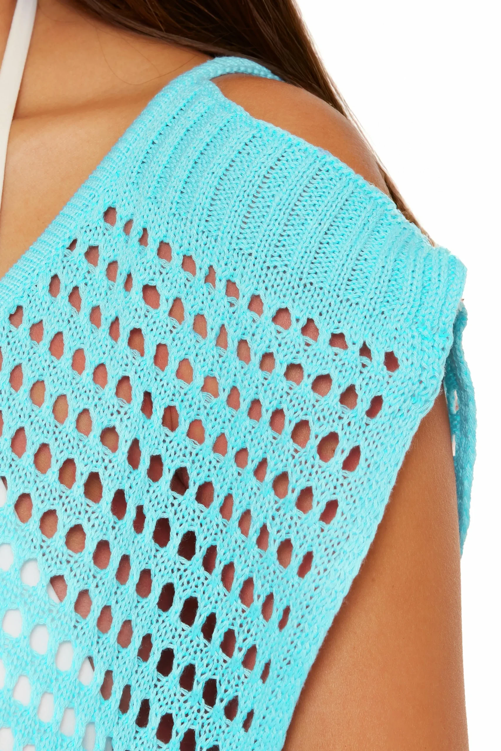 Becca Dresses>PLAYA CROCHET DRESS |CORAL ROSE|OASIS|WHITE