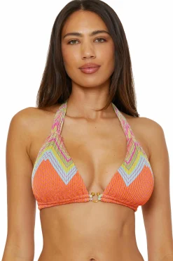 Becca D-Bra|Halter>SUMMER SUNRISE D TOP |MULTI