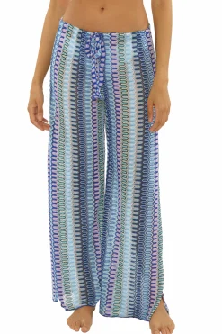 Becca Pants>SUNDOWN KNIT PANT |LAPIS MULTI
