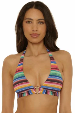 Becca D-Bra|Halter>VALLARTA HALTER TOP |MULTI